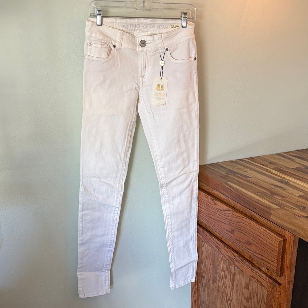 Buffalo David Bitton White Jazz Skinny Jeans - Women’s